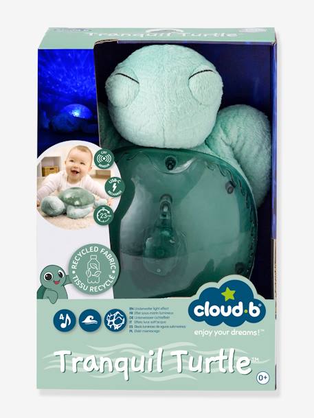 Baby Einschlafhilfe SCHILDKRÖTE Tranquil Turtle Wiederaufladbar CLOUD B blau+blush+grün+violett 21