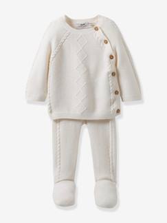 Baby-Set: Jacke & Hose CYRILLUS, Bio-Baumwolle/Wolle  [numero-image]