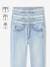 Gerade Mädchen Jeans, Hüftweite SLIM - bleached+blue stone - 4