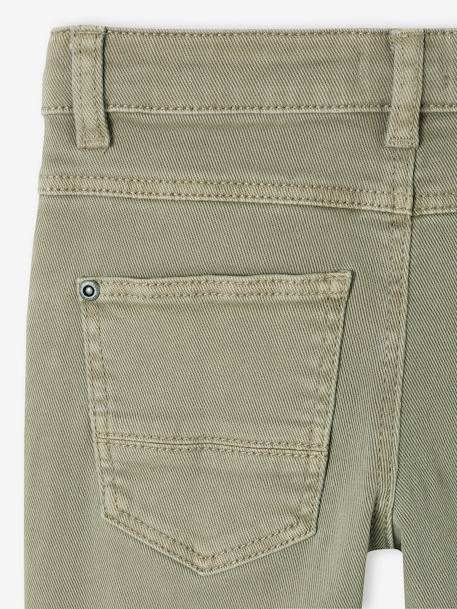 Jungen Slim-Fit-Hose, Hüftweite REGULAR beige+dunkelblau+graugrün+grün+hellblau+nachtblau+terrakotta farbe 15