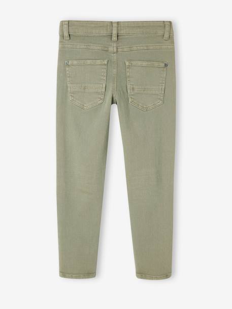 Jungen Slim-Fit-Hose, Hüftweite REGULAR, Bundweite verstellbar beige+dunkelblau+graugrün+grün+hellblau+nachtblau+terrakotta farbe 13