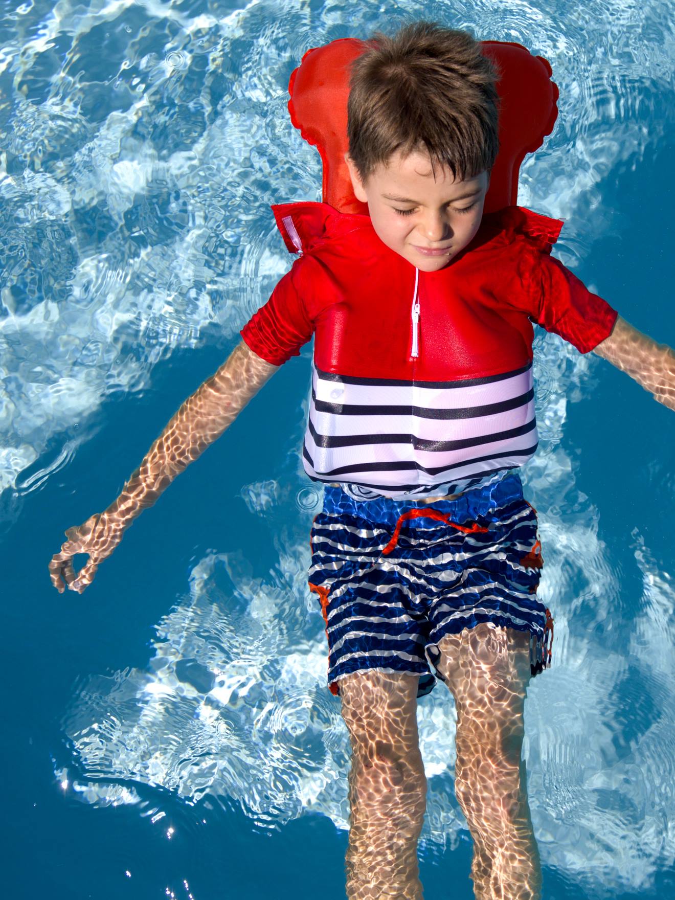 Thumbnail - Kinder Strandshirt mit Rettungsweste