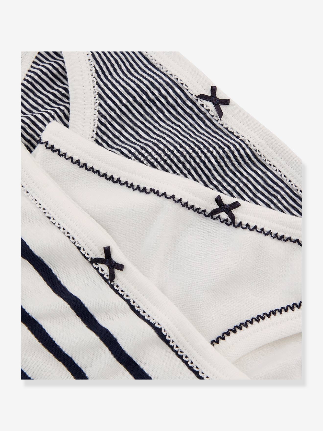 Thumbnail - 3er-Pack Mädchen Slips PETIT BATEAU