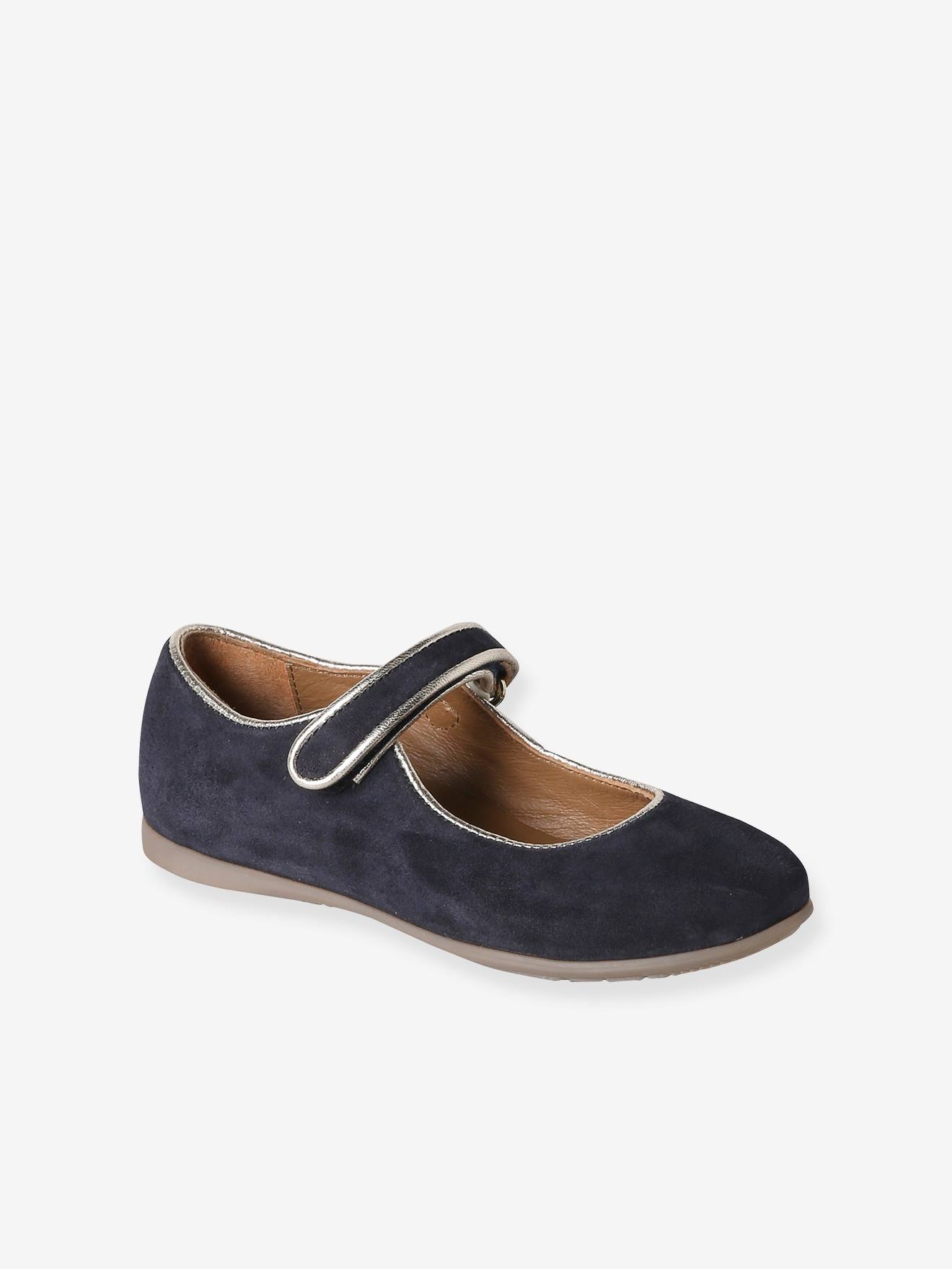 Mädchen Klett-Ballerinas mit Anziehtrick