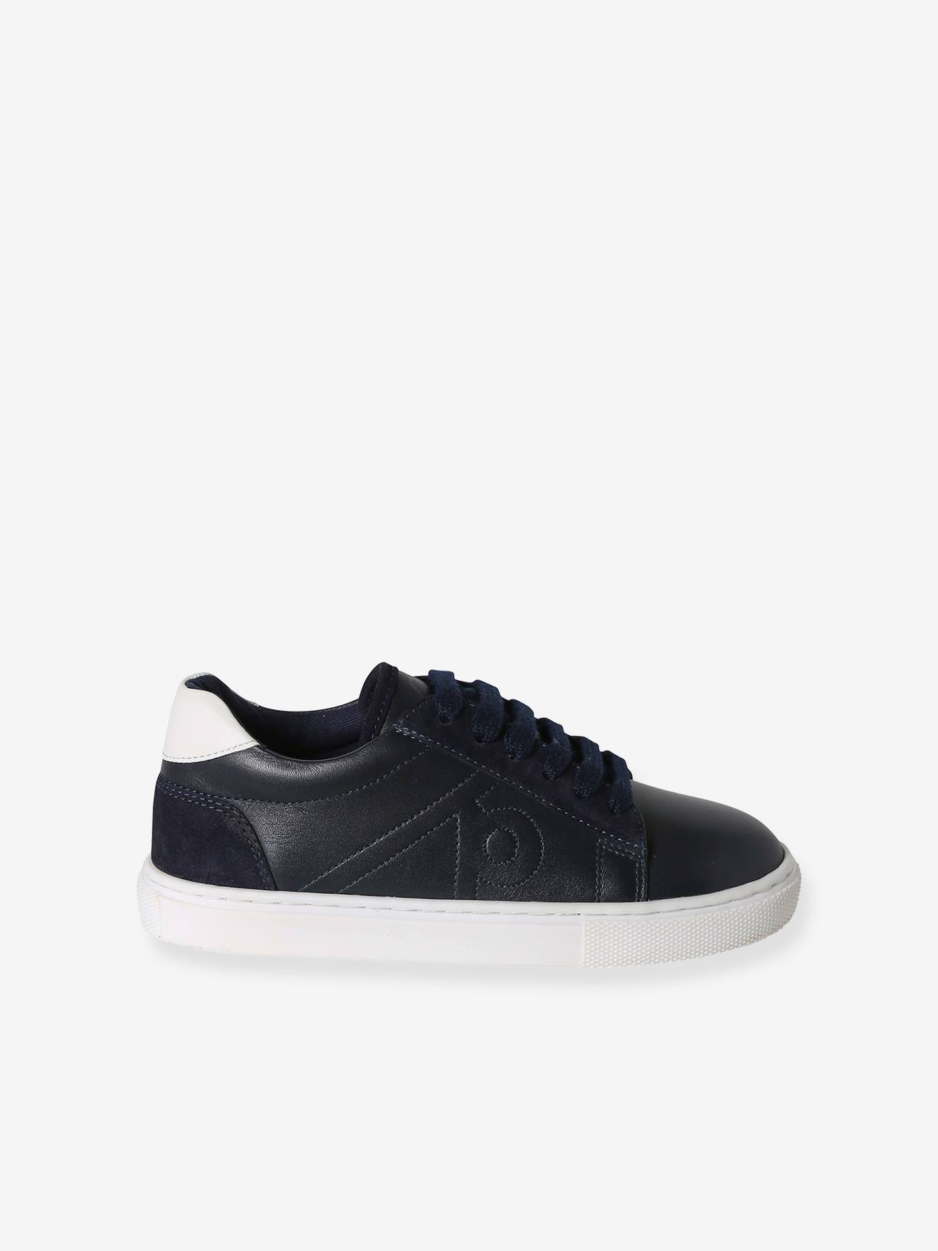 Thumbnail - Kinder Leder-Sneakers mit Lochmuster