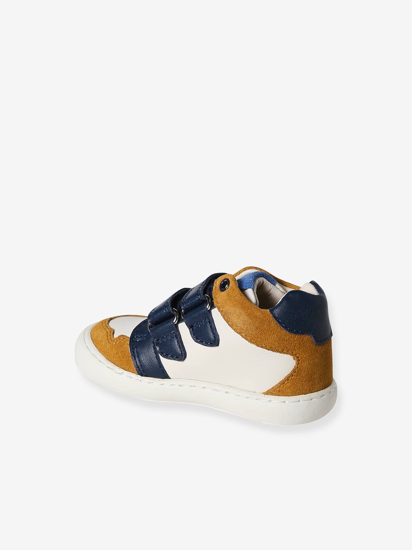 Thumbnail - Kinder Leder Sneakers mit Klettverschluss