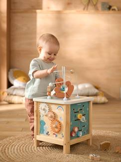 Spielzeug-Baby-Tasten & Greifen-Großer Activity-Würfel, Motorikwürfel FSC®