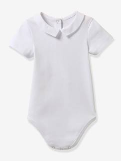 Babymode-Baby Body mit Kragen CYRILLUS, Bio-Baumwolle