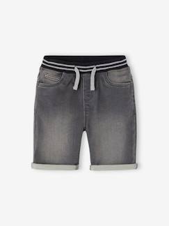 Jungenkleidung-Shorts & Bermudas-Jungen Shorts mit Schlupfbund, Denim-Look