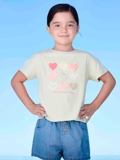Maedchenkleidung-Shirts & Rollkragenpullover-Mädchen T-Shirt mit Rüschenmotiv