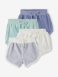 -4er-Pack Baby Shorts aus Frottee Oeko-Tex