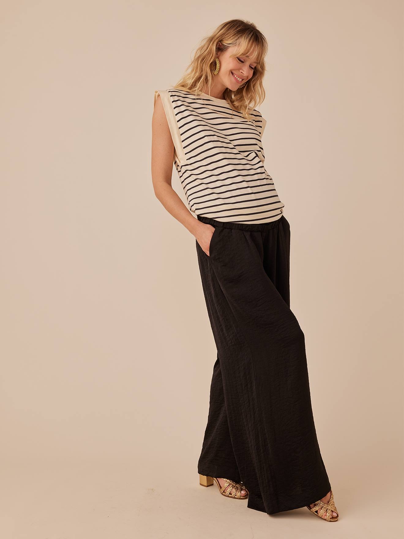 Umstands-Top mit Schulterpolstern ENVIE DE FRAISE, personalisierbar wollweiß Gr. 32/34