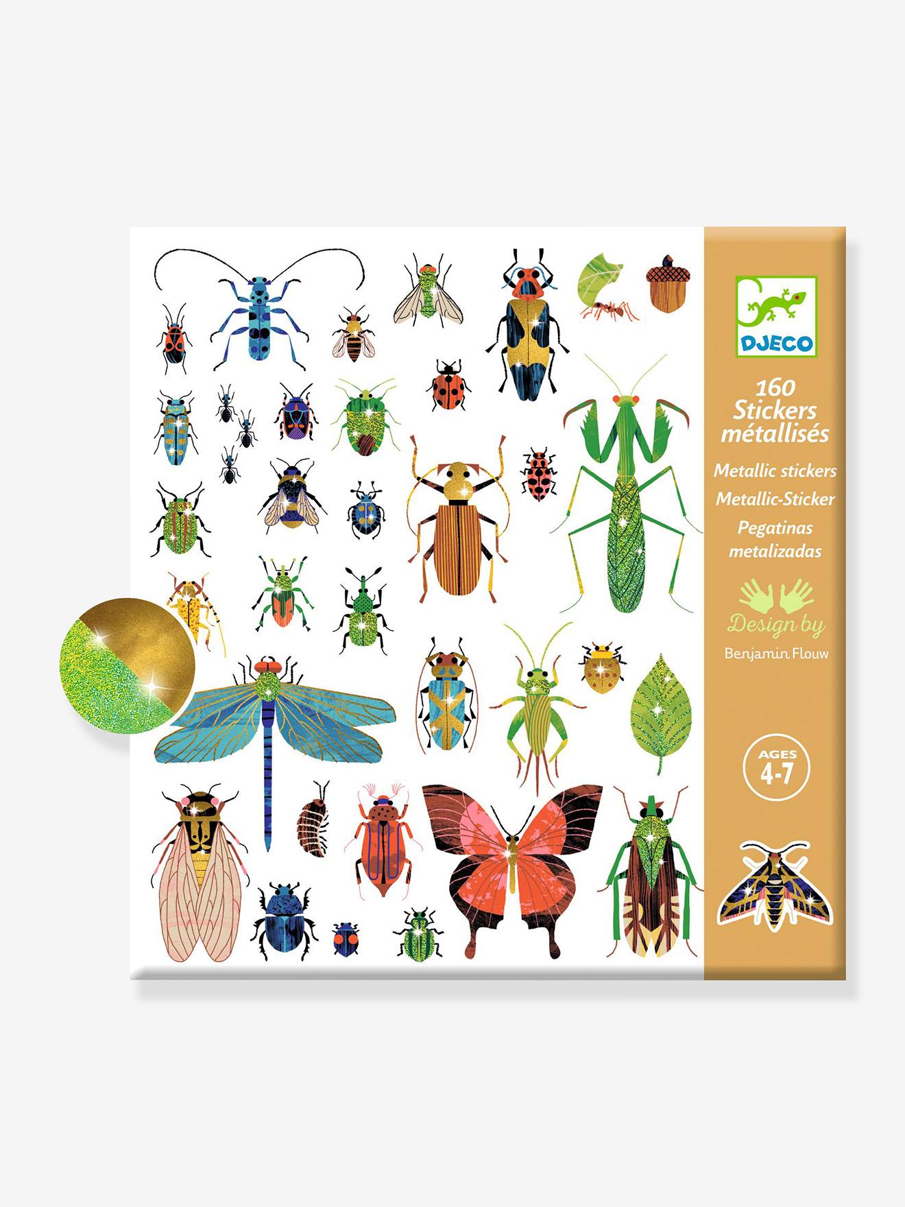 160 Kinder Sticker INSEKTEN DJECO