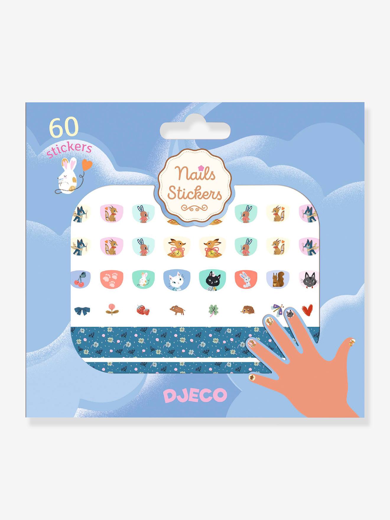 60 Kinder Nagelsticker DJECO