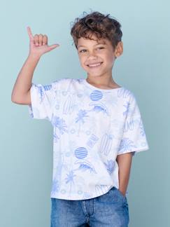 Jungenkleidung-Shirts, Poloshirts & Rollkragenpullover-Jungen T-Shirt mit Recycling-Baumwolle