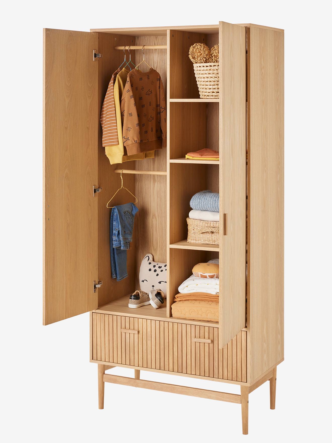 Thumbnail - Kleiderschrank mit 2 Türen und 1 Schublade KOPENHAGEN Kinderzimmer