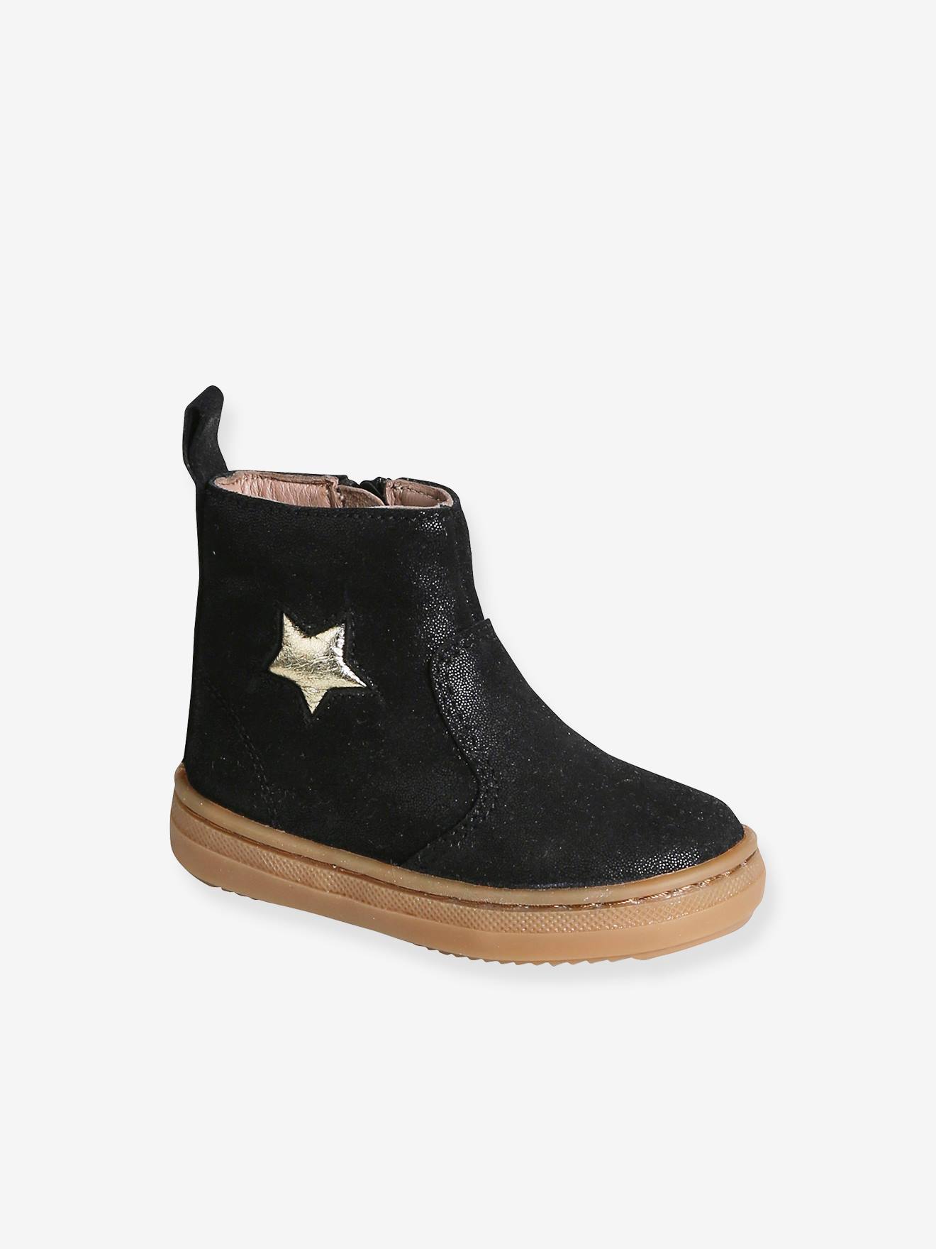 Baby Lederboots mit Reißverschluss