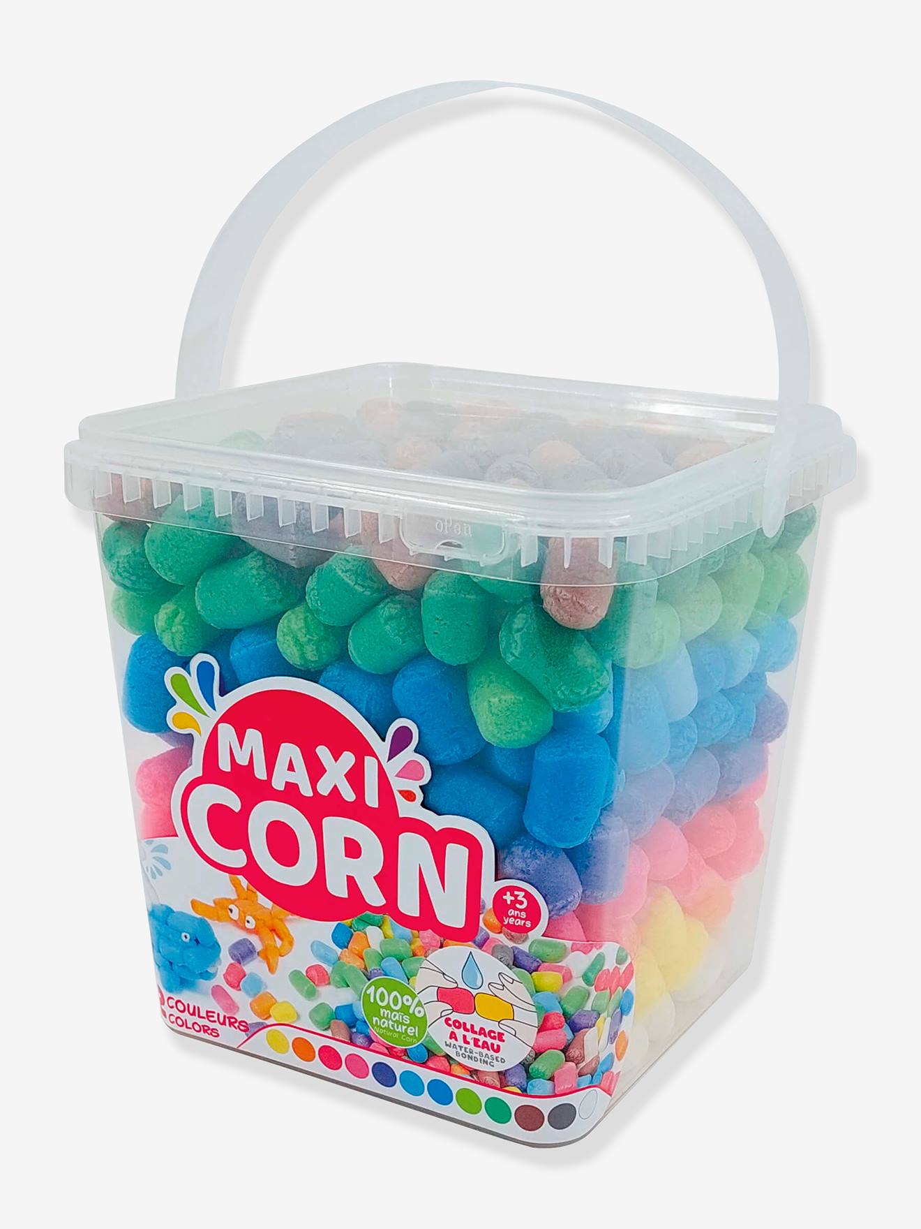 Kinder Bastel-Eimer mit Maisflocken MAXI CORN