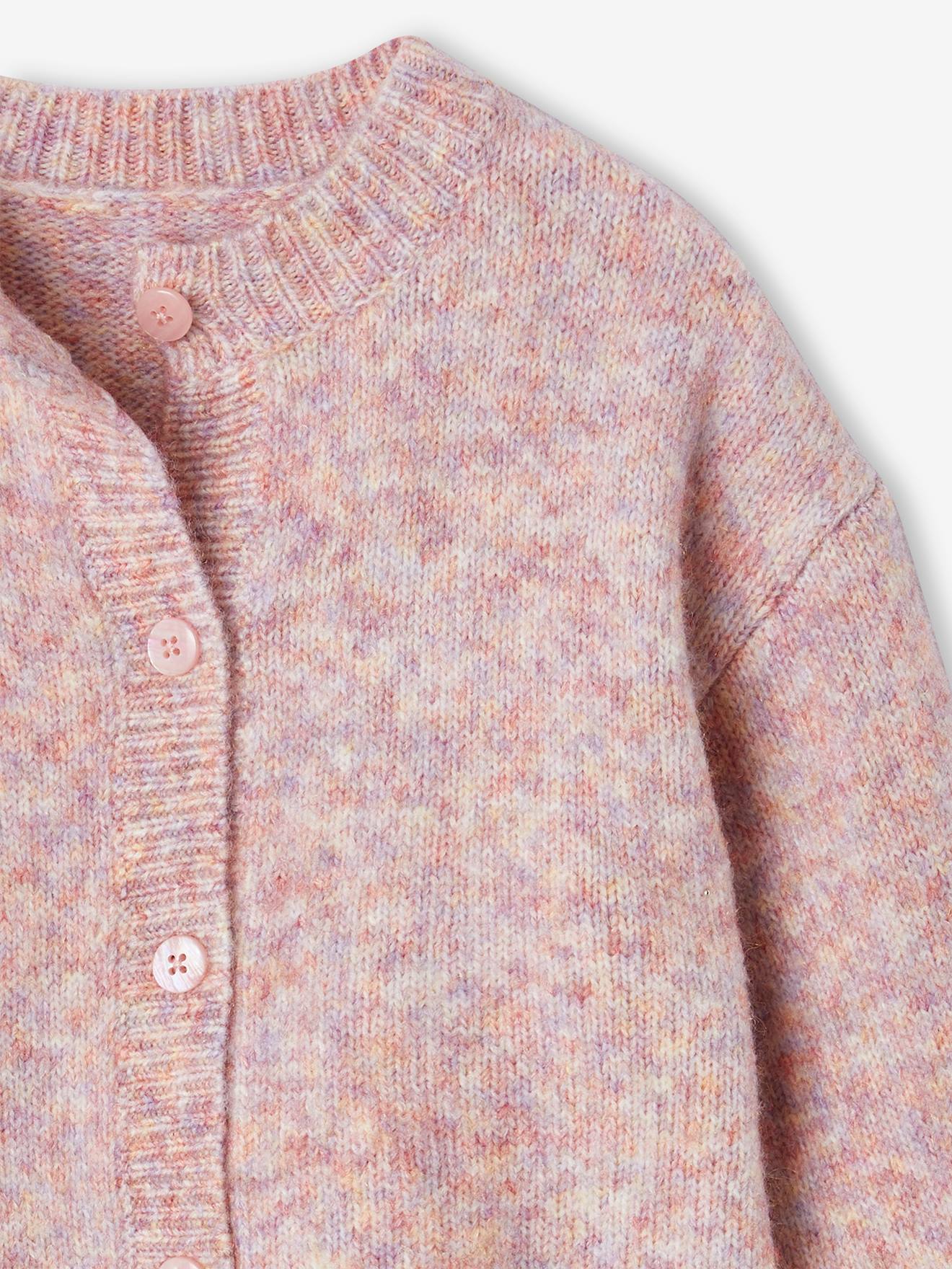 Thumbnail - Flauschige Mädchen Strickjacke