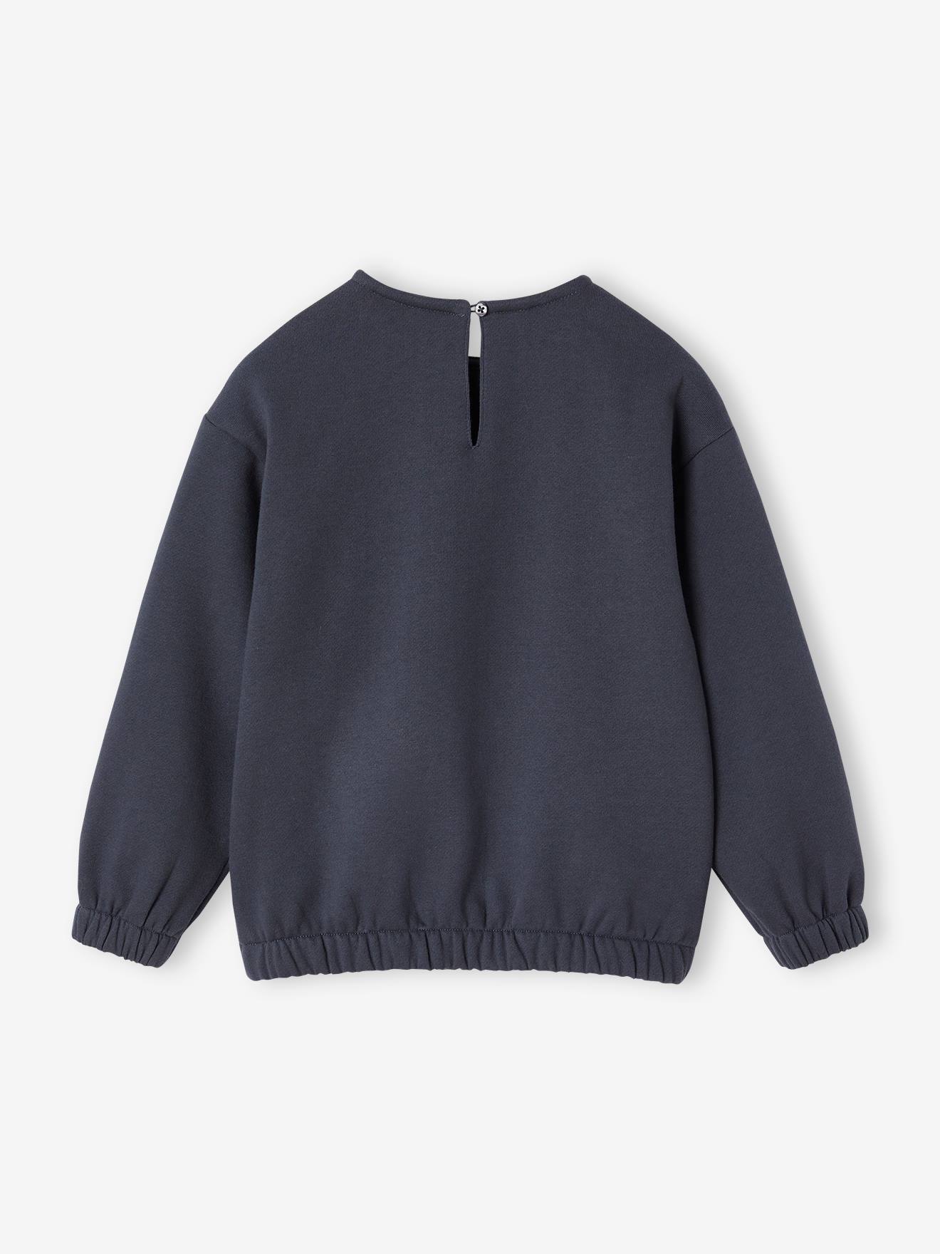 Thumbnail - Mädchen Sweatshirt mit Makramee-Kragen