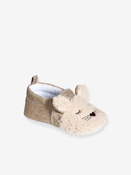 Weiche Mädchen Baby Schuhe in Tierform braun 1