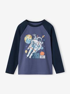 Jungenkleidung-Shirts, Poloshirts & Rollkragenpullover-Jungen Shirt, Raglanärmel Oeko-Tex