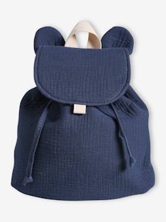 Babymode-Accessoires-Kinder Kita-Rucksack aus Musselin mit Ohren