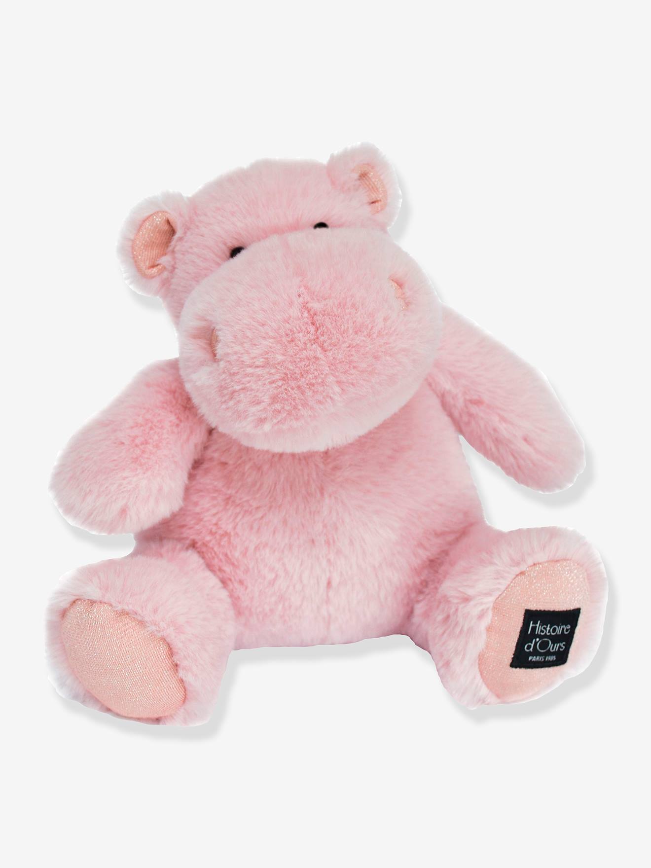 Mousehouse Plüsch-Nilpferd Rosa – 23cm, Weiches Stofftier Für Babys & Neugeborene
