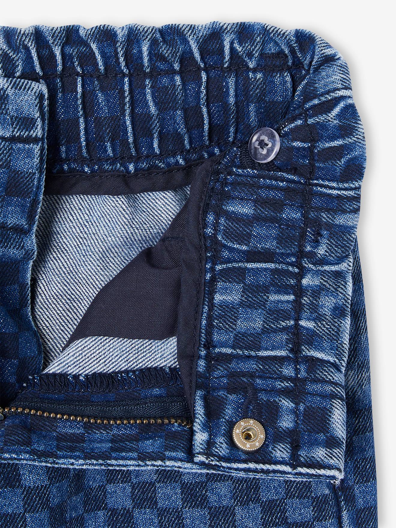 Thumbnail - Weite Mädchen Paperbag-Jeans Blumenmotive