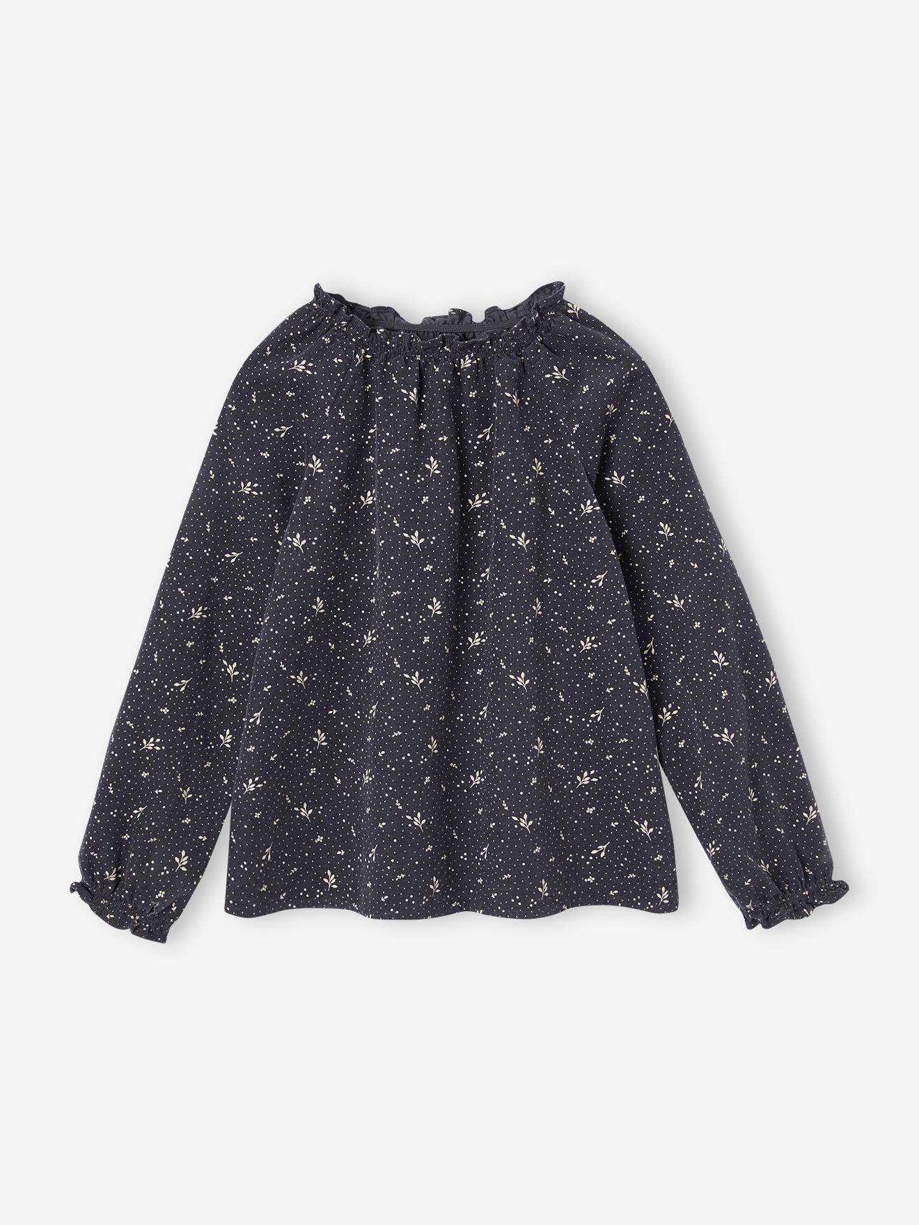 Mädchen Bluse aus Feincord