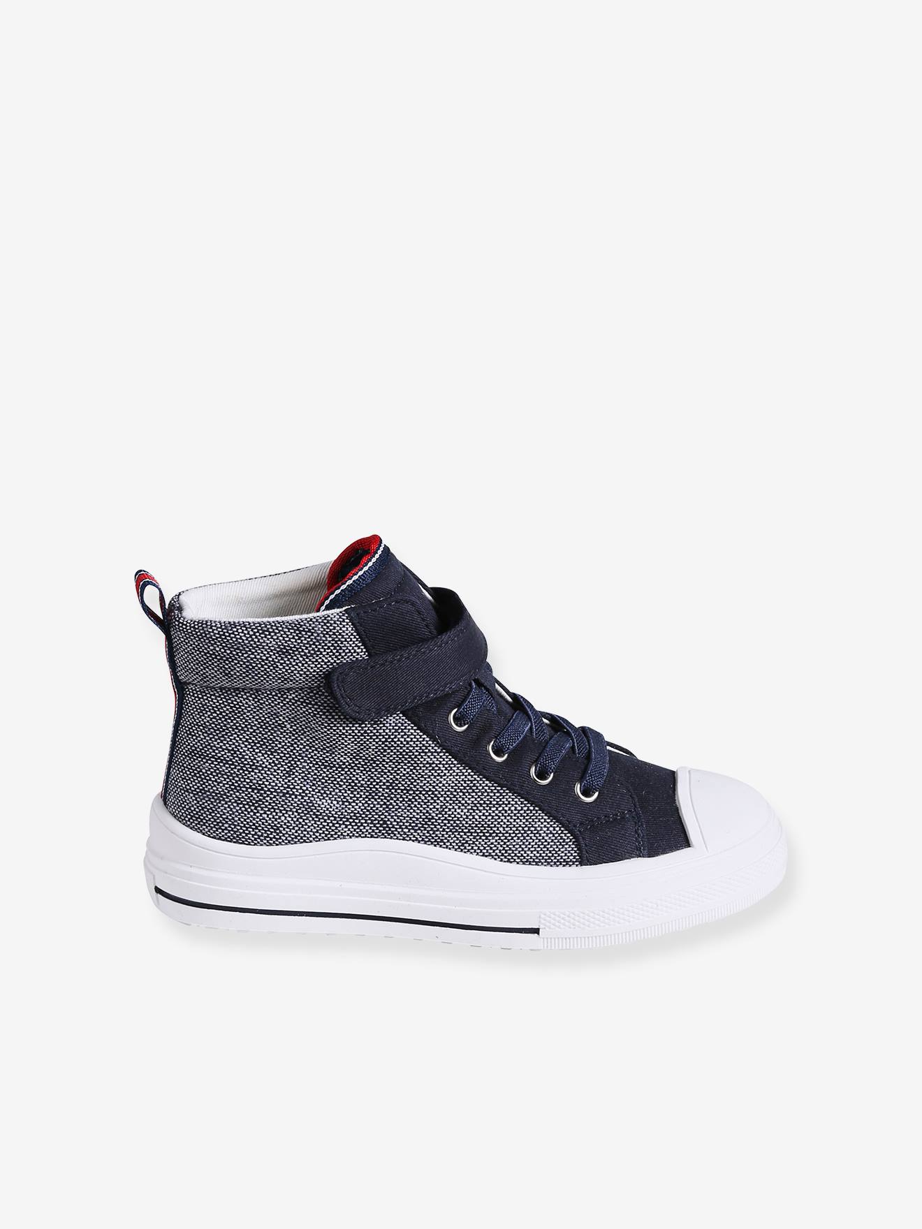 Thumbnail - Kinder High-Sneakers mit Schnürung und Reißverschluss set