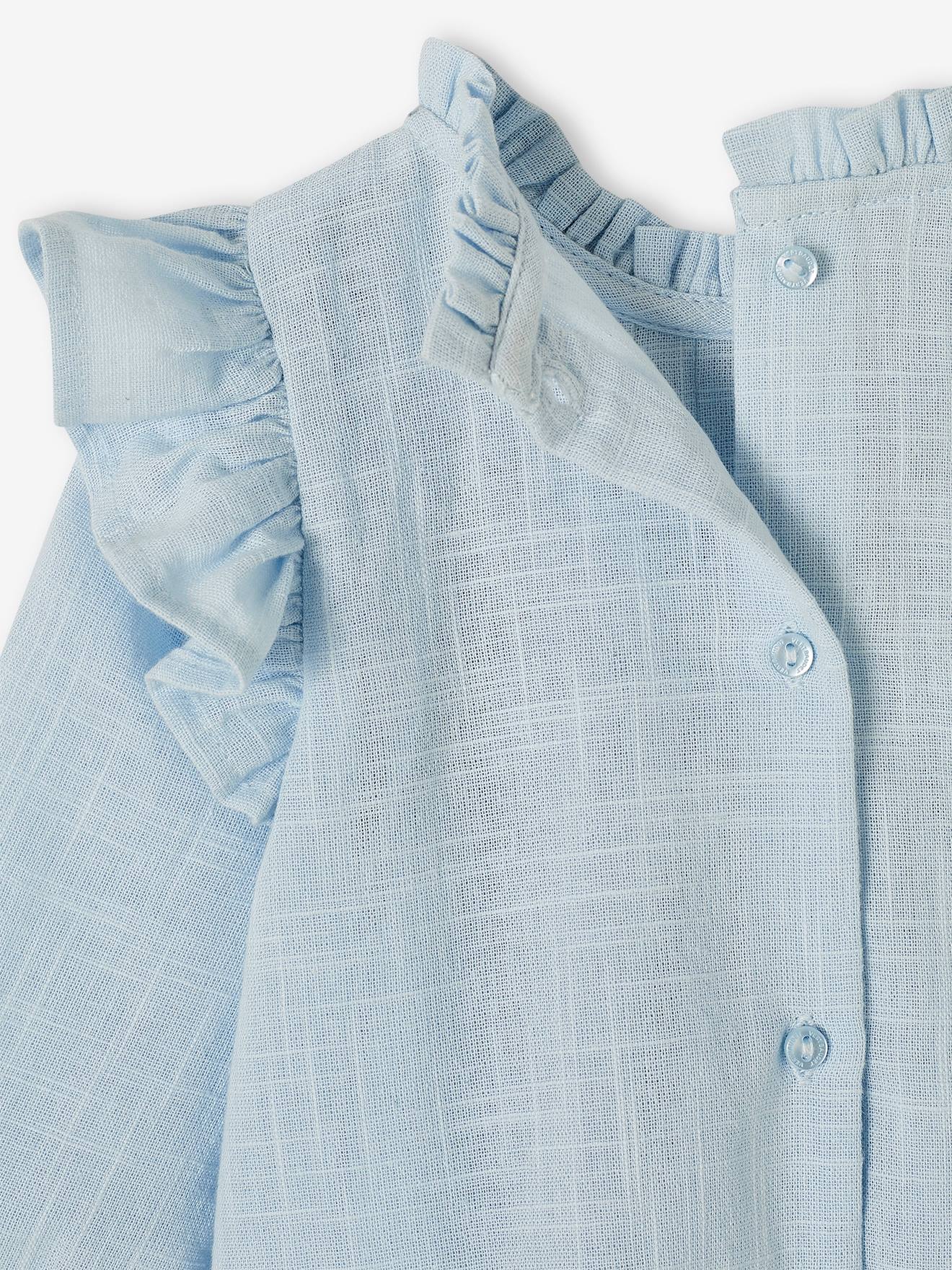 Thumbnail - Mädchen Baby Bluse mit Volants