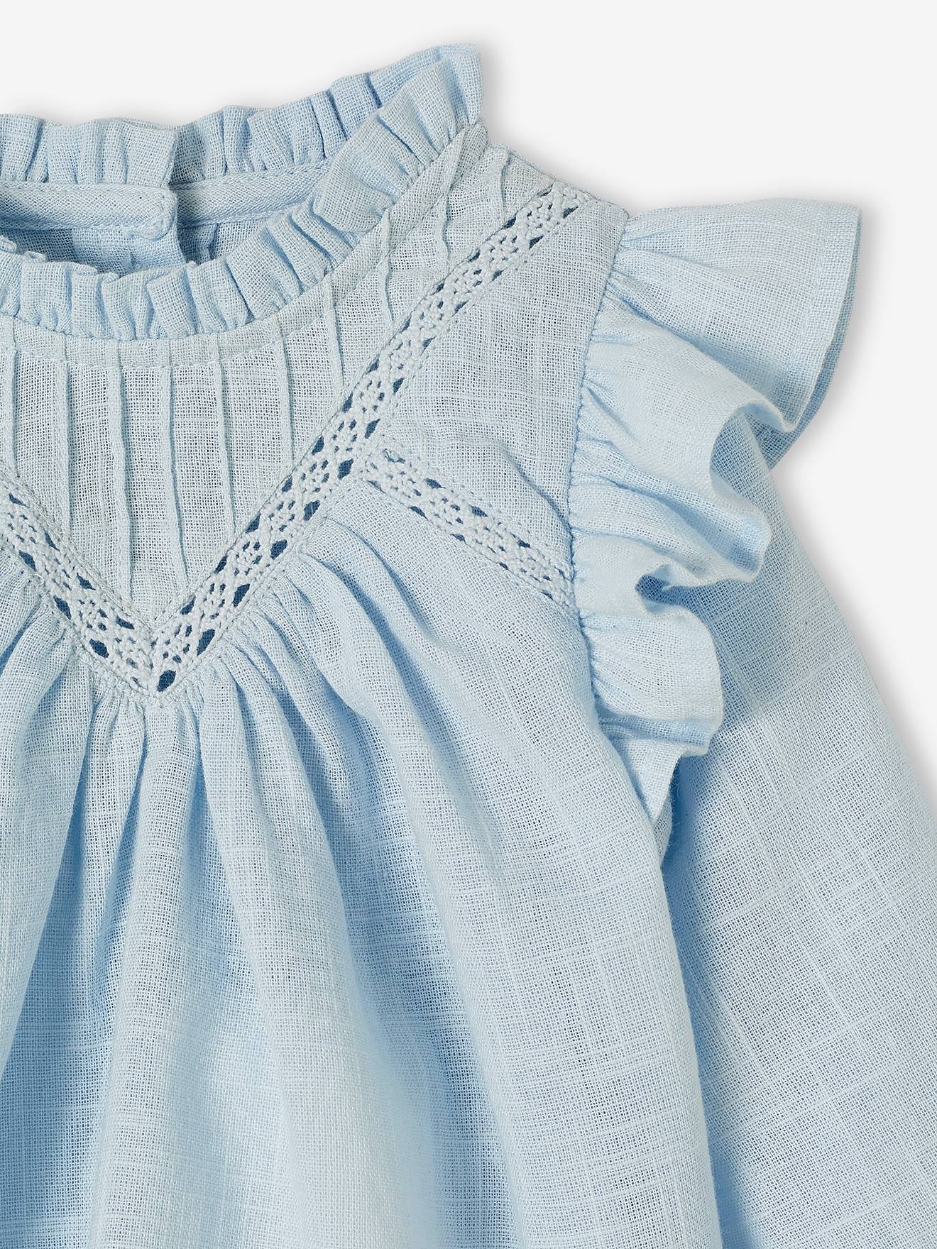 Thumbnail - Mädchen Baby Bluse mit Volants