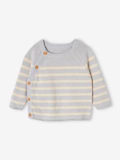 Babymode-Pullover, Strickjacken & Sweatshirts-Pullover-Baby Ringelpullover Oeko-Tex