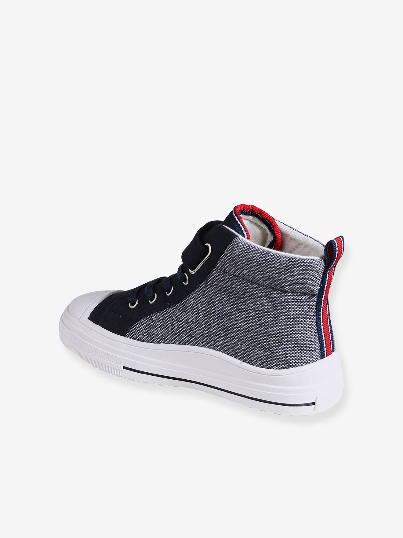 Thumbnail - Kinder High-Sneakers mit Schnürung und Reißverschluss set