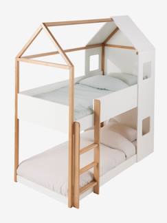 Kinderzimmer-Kindermöbel-Babybetten & Kinderbetten-Kinderbetten-Kinder Etagenbett CABANE, Hausbett