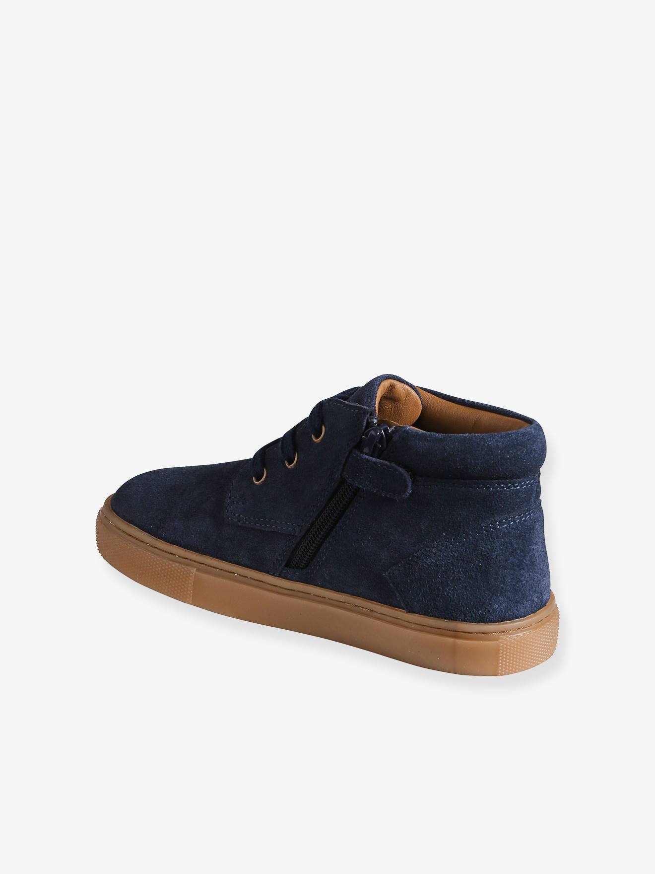 Thumbnail - Jungen High-Sneakers aus Leder mit Schnürung