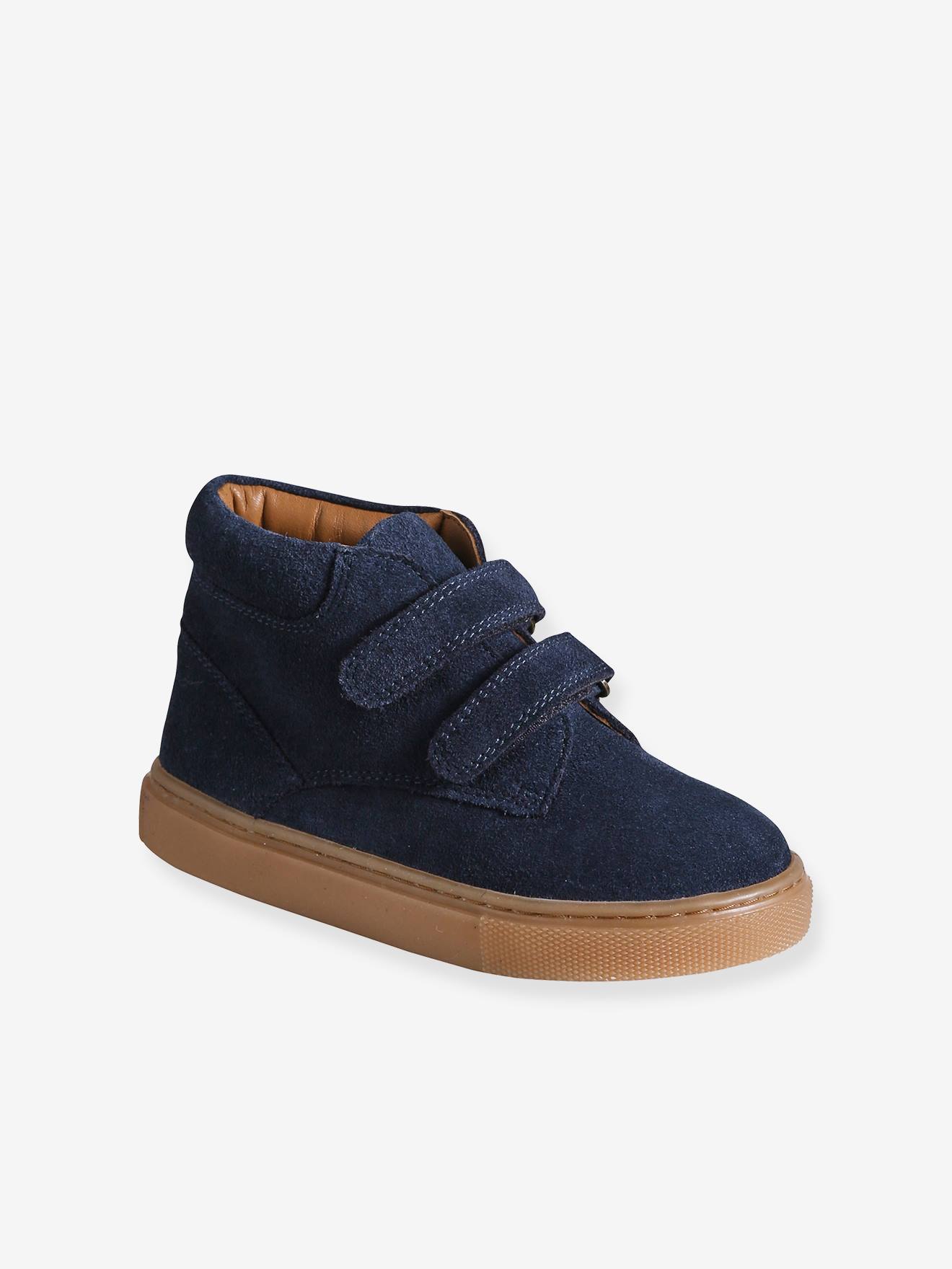 Jungen Klett-Sneakers aus Leder
