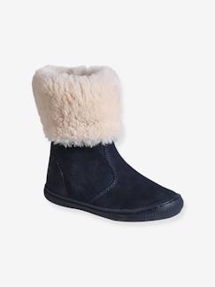 Kinderschuhe-Mädchen Winterboots mit Fell-Imitat