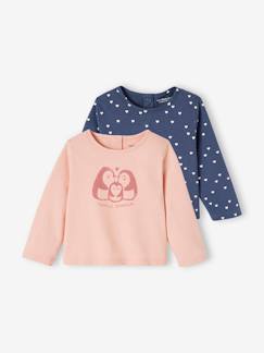 Babymode-Shirts & Rollkragenpullover-2er-Pack Baby Shirts BASIC