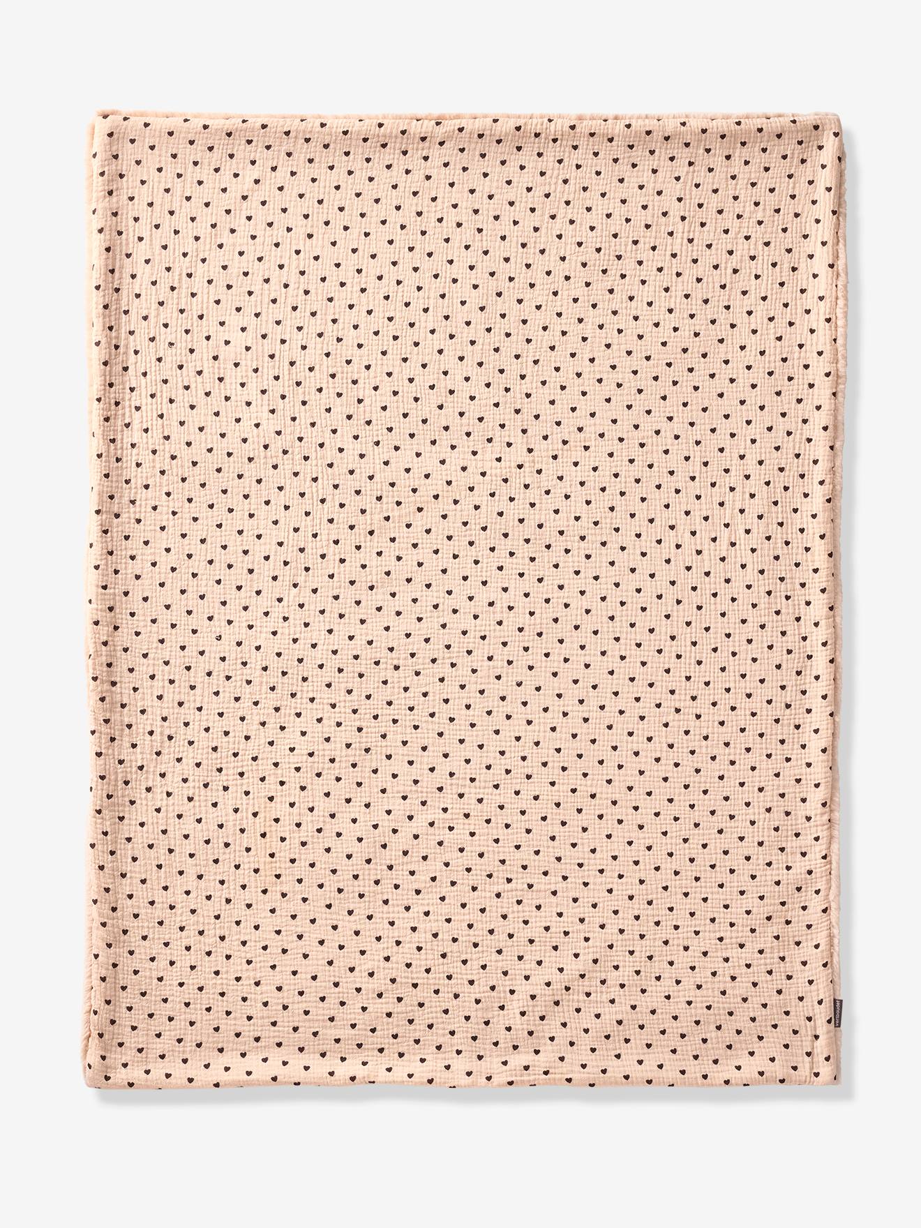 Vertbaudet Babydecke Rosa Bedruckt 75X100