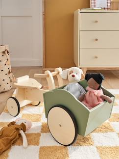 Kinderzimmer-Aufbewahrung-Baby Rutschfahrzeug mit 3 Rädern, Holz FSC®