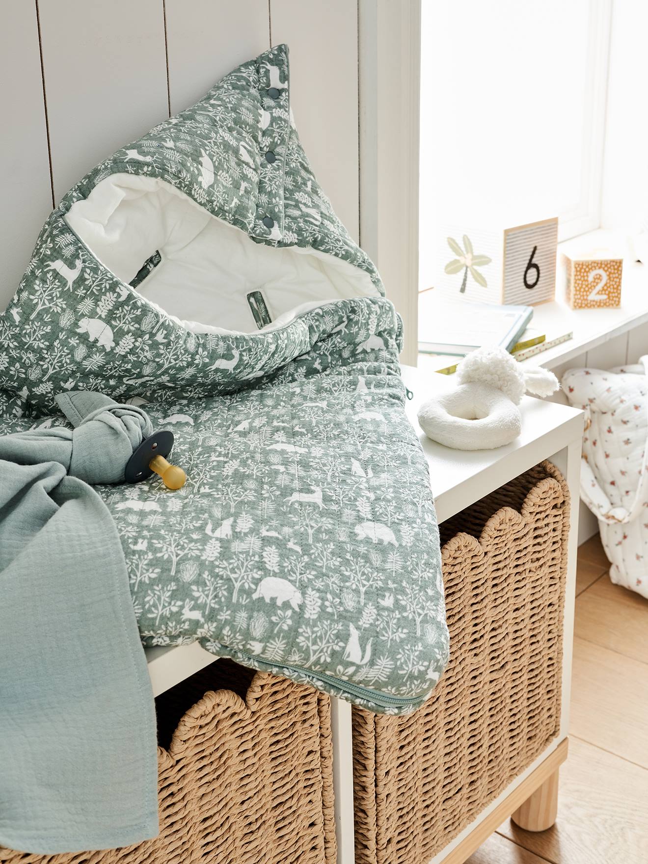 Bedruckter Baby Ausfahrsack
