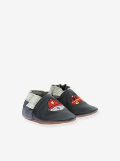 Baby Krabbelschuhe aus Leder Badge Fire 974780 ROBEEZ  [numero-image]