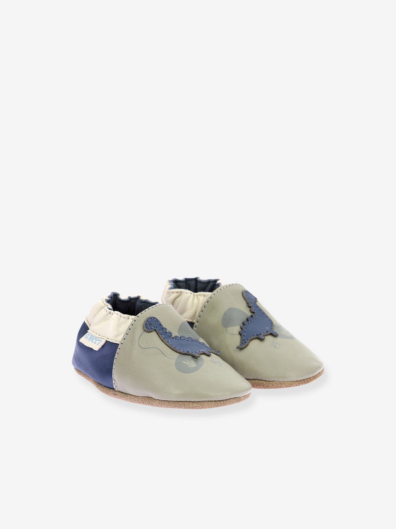 Zutano Baby-Krabbelschuhe Aus Fleece – Weich, Wärmend, Mit Druckknöpfen, Größe 6 Monate, Navy