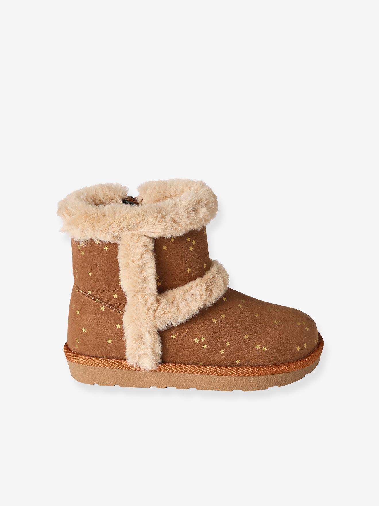 Thumbnail - Wasserabweisende Mädchen Boots mit Webpelz