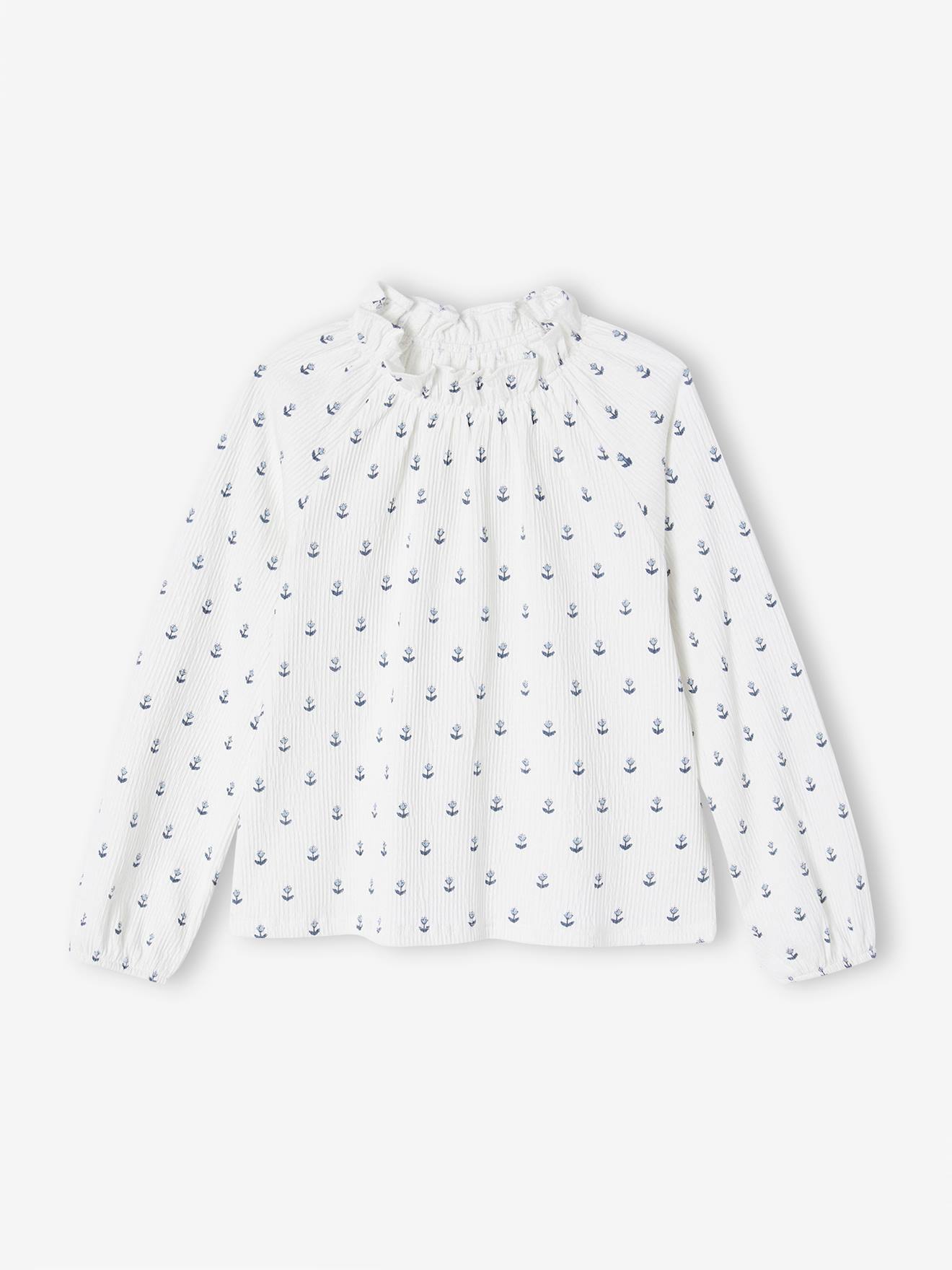 Thumbnail - Mädchen Blusenshirt mit Rüschenkragen