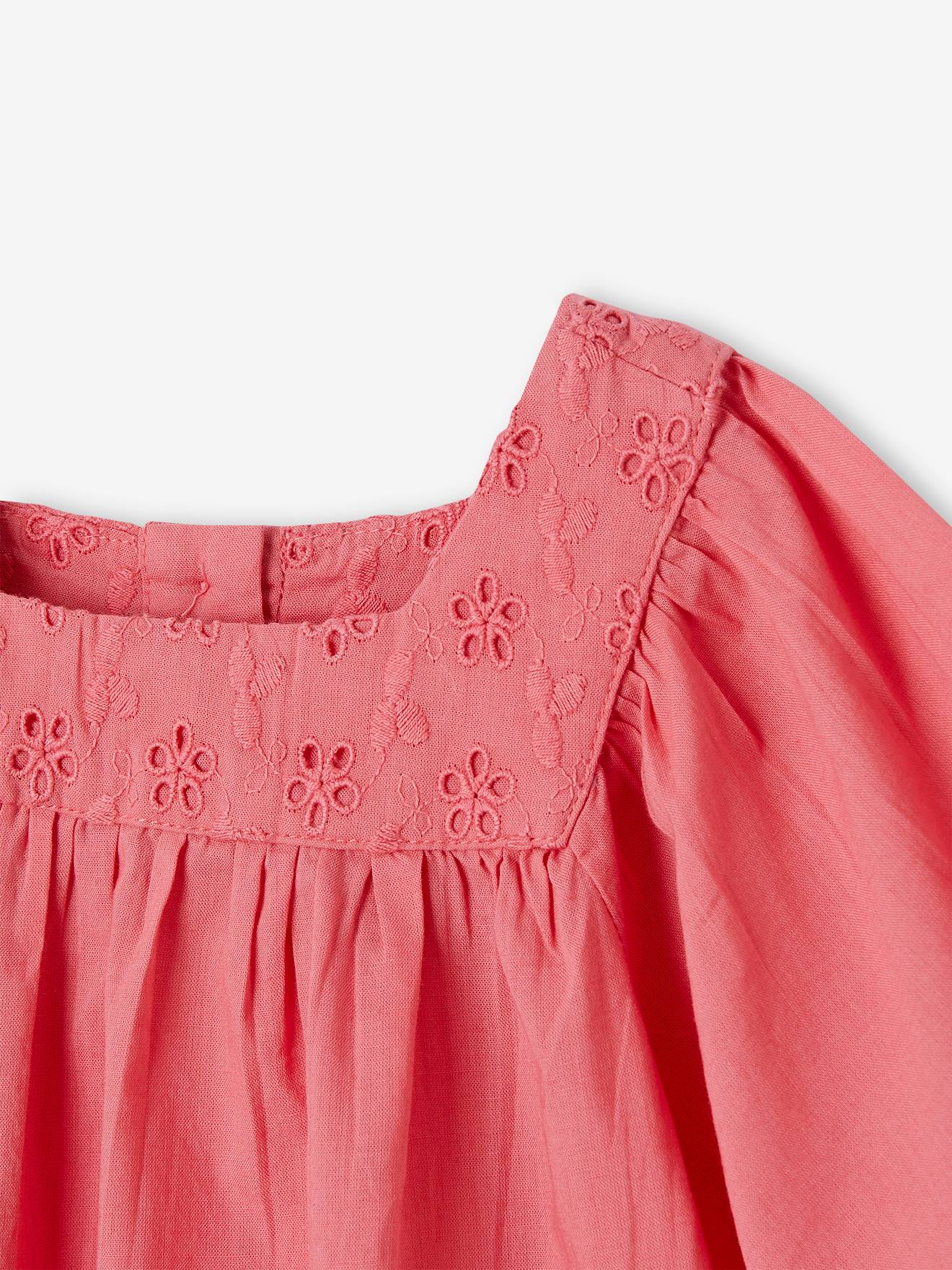 Thumbnail - Baby Bluse mit Lochstickerei