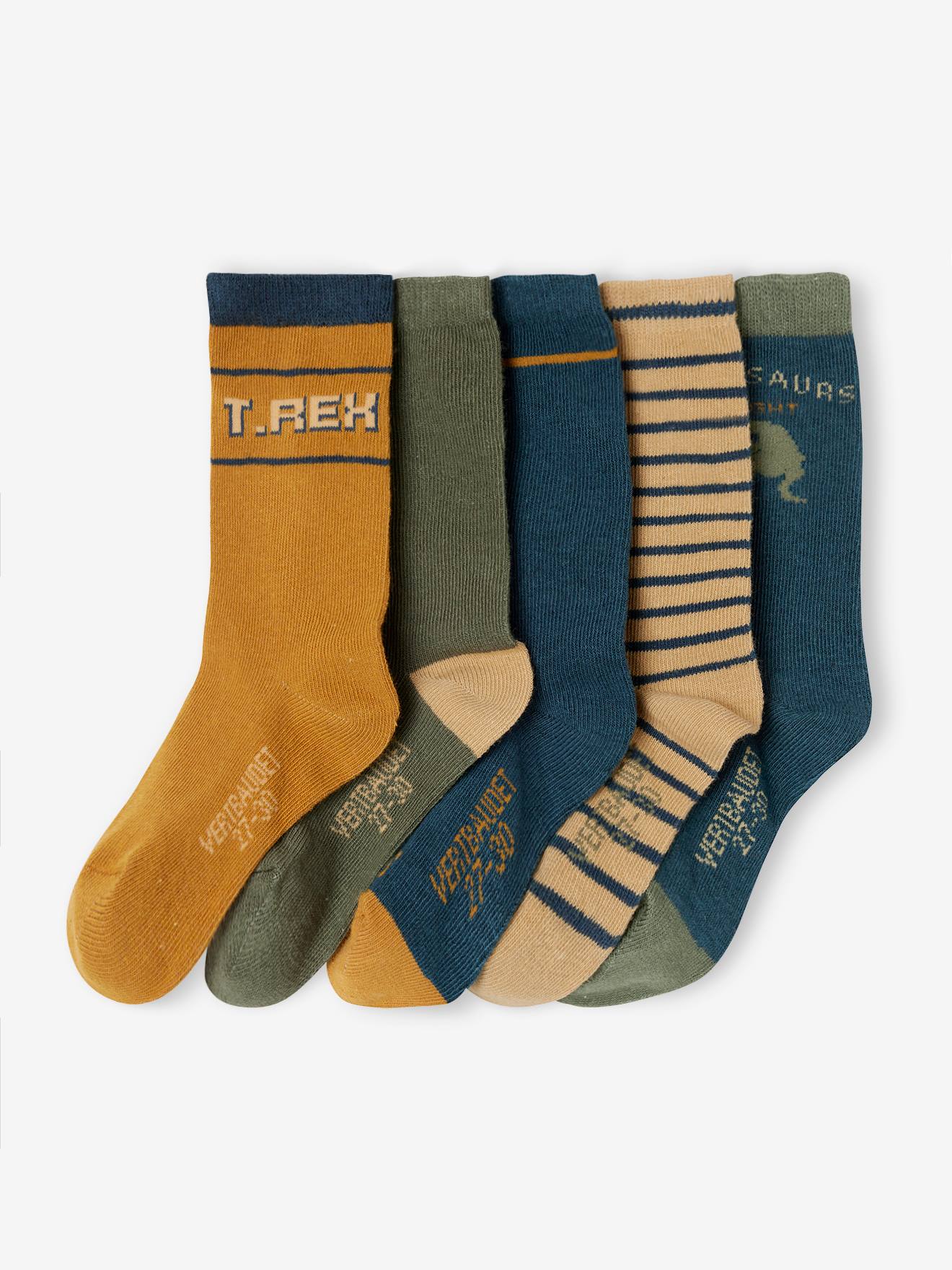5er-Pack Jungen Dino-Socken