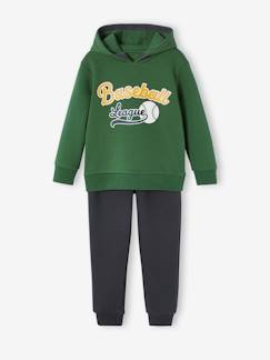 Jungenkleidung-Jungen Sport-Set: Kapuzensweatshirt & Jogginghose